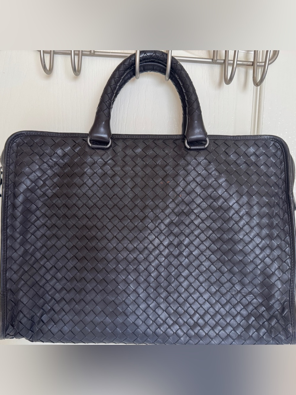 Bottega Veneta Brown Woven Leather Bag